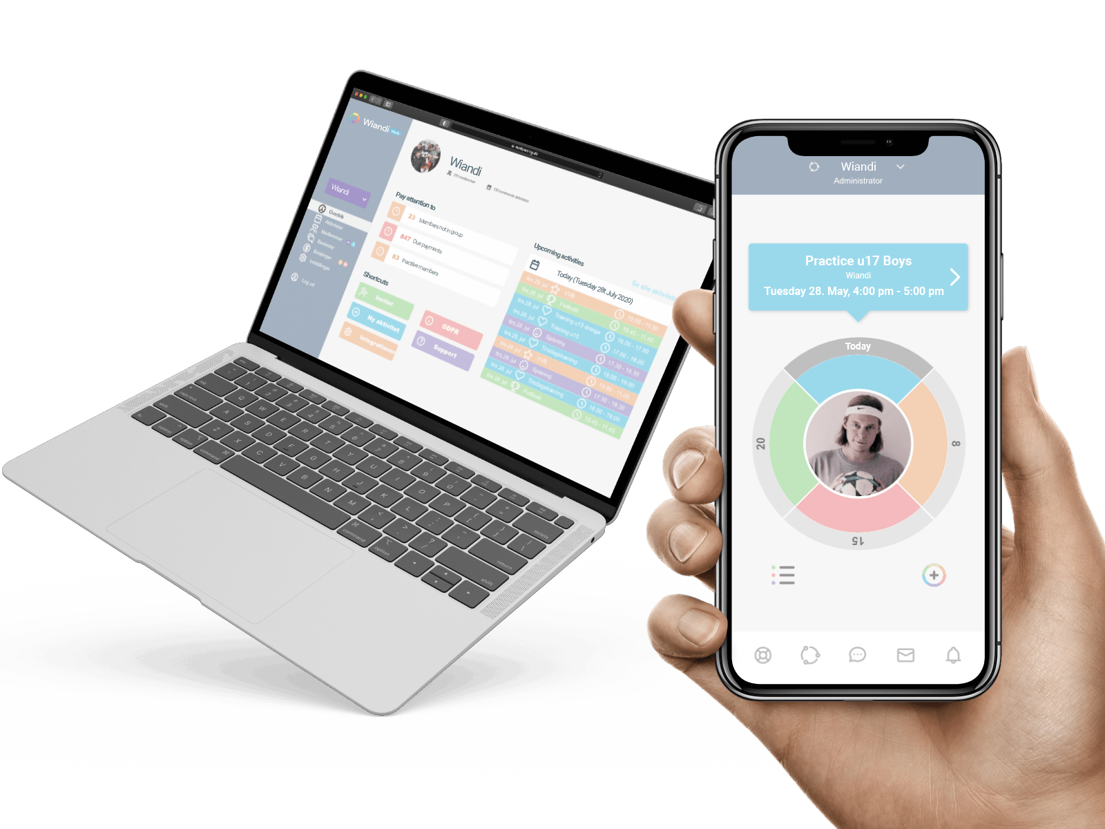 MinForening app og web